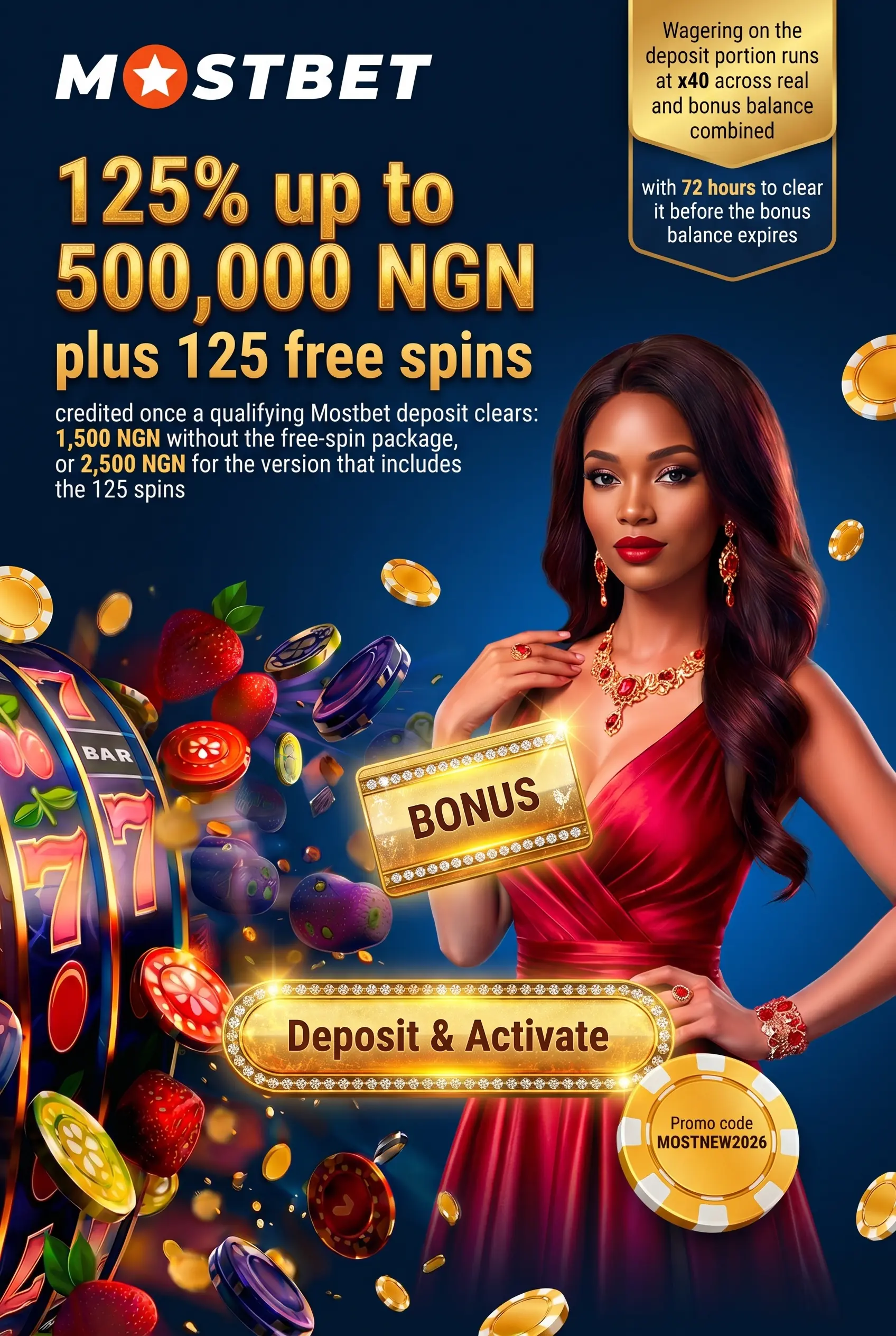 Mostbet casino bonus crediting and wagering