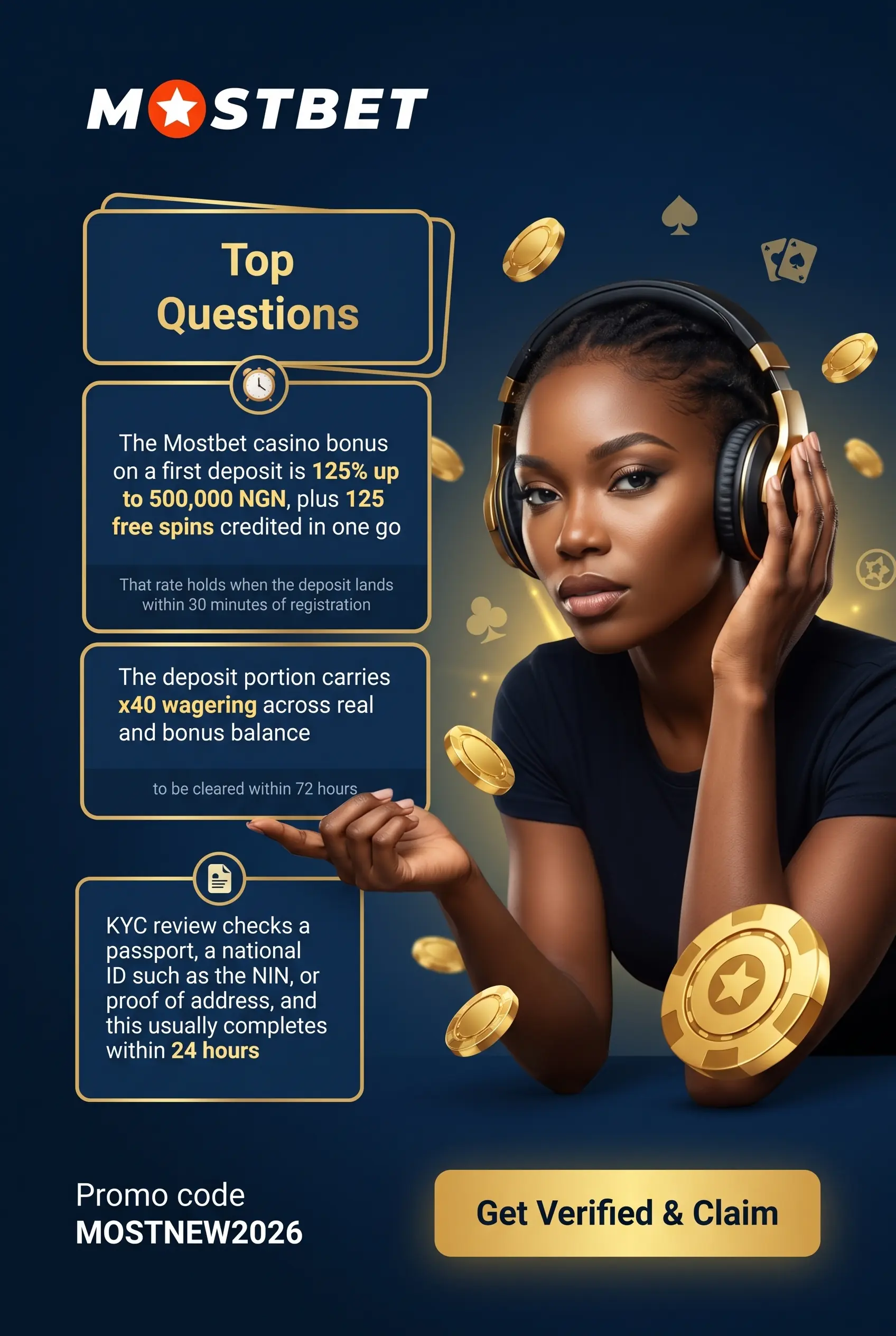 FAQ for Nigerian Mostbet casino players